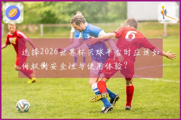 选择2026世界杯买球平台时应该如何权衡安全性与使用体验？